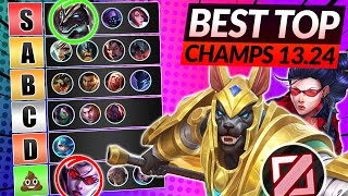 NEW TOP LANE Champions TIER LIST for 1324  LoL Meta Guide [upl. by Ahsiruam]