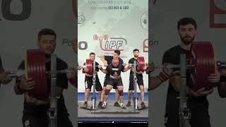 World Masters 2 Record Squat equipped with 355 kg by Jaroslaw Olech POL in 74kg class [upl. by Edison]