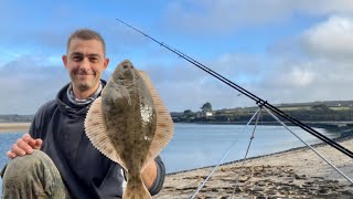 Shore Fishing UK  Flounder and Bass Fishing in an Estuary  The Fish Locker [upl. by Amieva913]