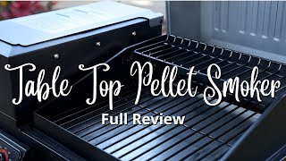 Cecarol Table Top Portable Pellet Grill Smoker  Unboxing and Review [upl. by Atimad139]