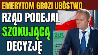 PILNE EMERYTOM GROZI UBÓSTWO RZĄD PODEJMUJE SZOKUJĄCĄ DECYZJĘ O DODATKOWEJ WALORYZACJI EMERYTUR [upl. by Awram8]