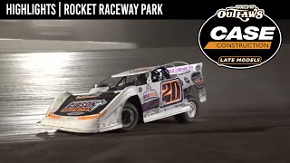 World of Outlaws CASE Construction Late Models  Rocket Raceway Park  Sept 28 2024  HIGHLIGHTS [upl. by Swayder]