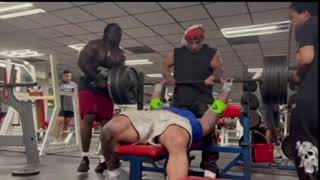 Manic Mike TEARS PEC Benching 600lbs TrenTwins Bench Press Pec Tear Full Video [upl. by Servais]