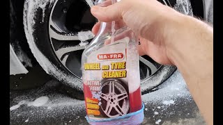 My review amp opinion of MaFra Wheel amp Tyre Cleaner [upl. by Ahsehyt]