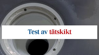 Test av tätskikt för badrum 2019 [upl. by Hgielyk]