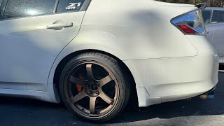 Volk TE37 Saga 18x95 22 G37 sedan fitment [upl. by D'Arcy]