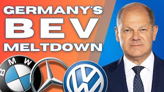 VW Mercedes And BMW are struggling amid German BEV Meltdown [upl. by Ylreveb]