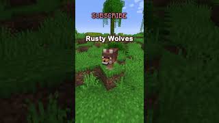 New Wolves In Minecraft [upl. by Anoynek]