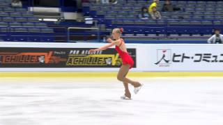 ISU 2014 Jr Grand Prix Ostrava Ladies Free Skate Sophie ALMASSY AUT [upl. by Alemat]