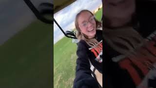 some more golf cart content girlsgolf golfcarts [upl. by Nomead]