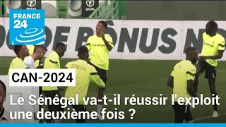 CAN2024  le Sénégal vatil réussir lexploit une deuxième fois  • FRANCE 24 [upl. by Mackay]