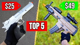 TOP 5 BEST Airsoft Guns Under 50 [upl. by Steinway939]