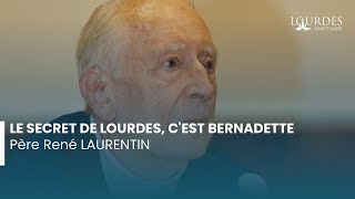 Conférence  quotLe secret de Lourdes cest Bernadettequot  par le Père René Laurentin [upl. by Einaej]