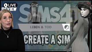 Das sind ALLE neuen Create a Sim Inhalte  Sims4 Leben amp Tod  Stream 26102024  Insanedra [upl. by Ecart]