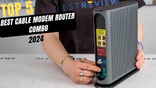 Best Cable Modem Router Combos 2024 [upl. by Suirtemid]