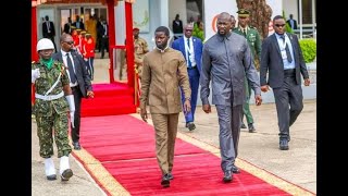 SÉNÉGAL 🇸🇳GUINÉE 🇬🇳  Larrivée du président Bassirou Diomaye Faye à Conakry [upl. by Jesh]