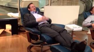 A Ekornes introduces Stressless View with BalanceAdapt [upl. by Yesdnyl944]