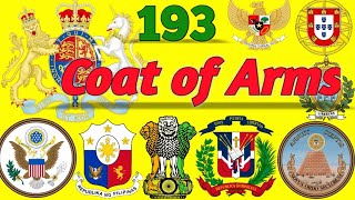 Coat of Arms of All Countries Ⅰ193 Country Facts [upl. by Cynera273]