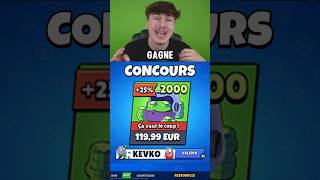 COMBIEN D’ARGENT ME RAPPORTE BRAWL STARS [upl. by Nolyd538]