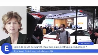 Salon de lauto de Munich  toujours plus électriques et durables [upl. by Nawuj]