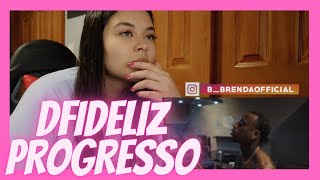 REACT Dfideliz  PROGRESSO CLIP OFICIAL  Brenda Baptista [upl. by Goldston]