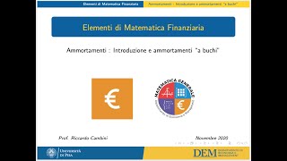 12  Ammortamenti  Piani di Ammortamento e ammortamenti quota buchiquot [upl. by Endo]