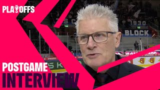 Postgame Interviews ZSC Lions Zurich vs Straubing Tigers [upl. by Banyaz]