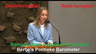 Rode Lampjes en Rampen veroorzaakt door weghalen dammen Ilana van D66 in de clinch met Vermeer BBB [upl. by Jammal826]