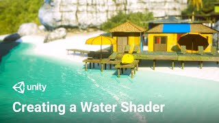 Making a Water Shader in Unity with URP Tutorial [upl. by Barraza]