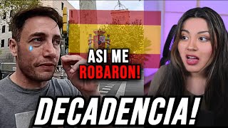 ARGENTINO en ESPAÑA va a ATRAPAR LADRONES pero CUENTA COMO TERMINO SIENDO ASALTADO [upl. by Lathe]