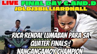 FINAL DAY RICA RENDAL VS TOPPER THE FINAL GOING TO CHAMPIONSHIP [upl. by Heinrik]