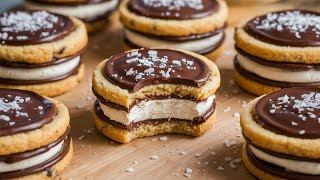 Indulgent Salted Caramel Chocolate amp Cream Cheese Cookies  Easy Decadent Dessert Recipe [upl. by Naldo]