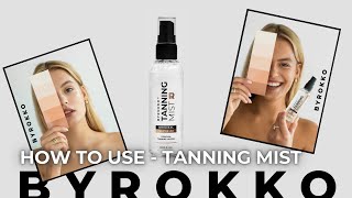 FACE TANNING MIST ⎮ SELF TAN LINE BYROKKO [upl. by Bertelli333]