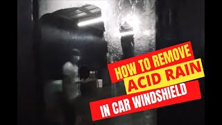 HOW TO REMOVE ACID RAIN using Mtxglaz acid rain remover amp Mtxstain protectant for coating [upl. by Gadmon]