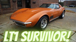 1972 Chevrolet Corvette LT1  Survivor  SOLD [upl. by Burck]