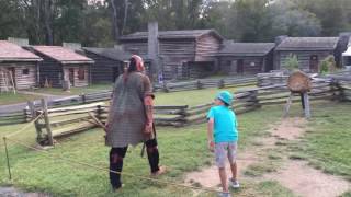 How to Throw a Tomahawk with an Indian [upl. by Herr]