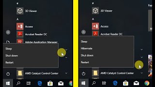 How to get Hibernate Option in Windows 10 Start Menu [upl. by Eitac]