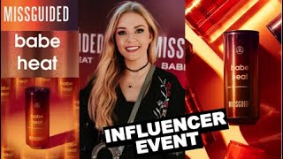 NEW MISSGUIDED BABE HEAT PERFUME REVIEW  INFLUENCER EVENT LAUNCH PARTY  Soki London [upl. by Pooley]