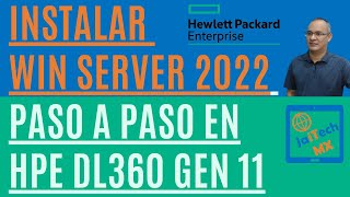 HPE DL360 GEN 11 CREAR RAID E INSTALAR WINDOWS SERVER 2022 [upl. by Nadruoj]