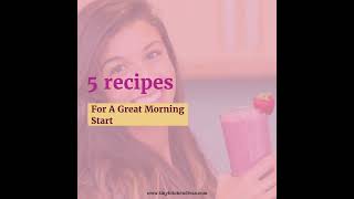 Vitamix Smoothie Recipes – 5 Recipes For A Great Morning Start [upl. by Hoxie301]