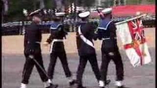 Royal Navy Reserve  RNR100 Centennial Parade  Heart of Oak [upl. by Nallak]