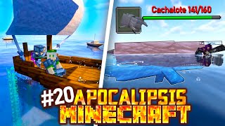 100 dias en APOCALIPSISMINECRAFT NOS ENCONTRAMOS UNA BALLENA 20 [upl. by Humo468]