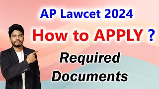 AP LawcetHOW TO APPLY 2024 [upl. by Hermine]