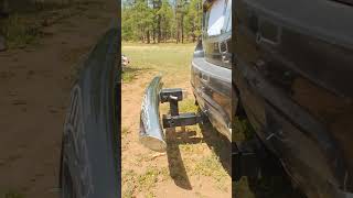 Bumper Guard amp Dual Hitch Receiver Riser amp Front Brush Guard For When At Campsites [upl. by Noiwtna]