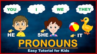 Pronouns  Pronoun for Kids  Pronouns for Grade 1  Pronouns in English Grammar [upl. by Higley]