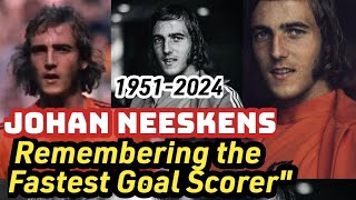 Johan Neeskens A Tribute to the Fastest Goal Scorer in World Cup Final Historyquot [upl. by Sanger]