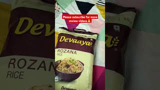 Devaaya rozaana rice review in hindi fooodreview food rice review ytshorts recipe indianmeal [upl. by Sybley]