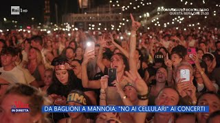 Da Baglioni a Mannoia quotNo ai cellulariquot ai concerti  La Vita in diretta  08112023 [upl. by Anul756]