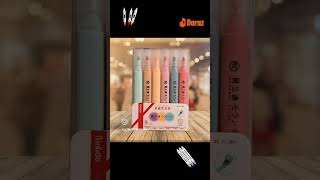 6Pcs Set Multicolor amp Multishade Aesthetic Pastel Highlighter Pens art markers markerart [upl. by Athal]