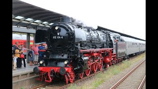 Sonderzug von Neumünster nach WesterlandSylt mit 012 1046 [upl. by Ignatzia]